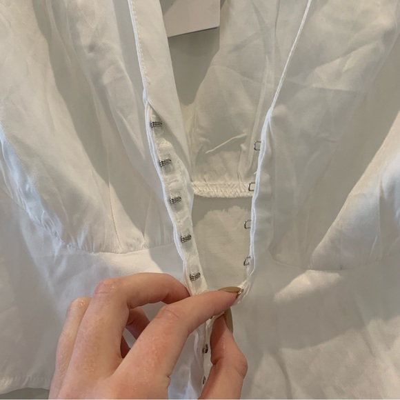 Cider White Long Sleeve Blouse - Picture 4 of 6